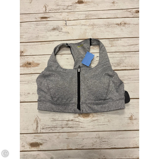 Athletic Bra By Tek Gear In Grey, Size: M