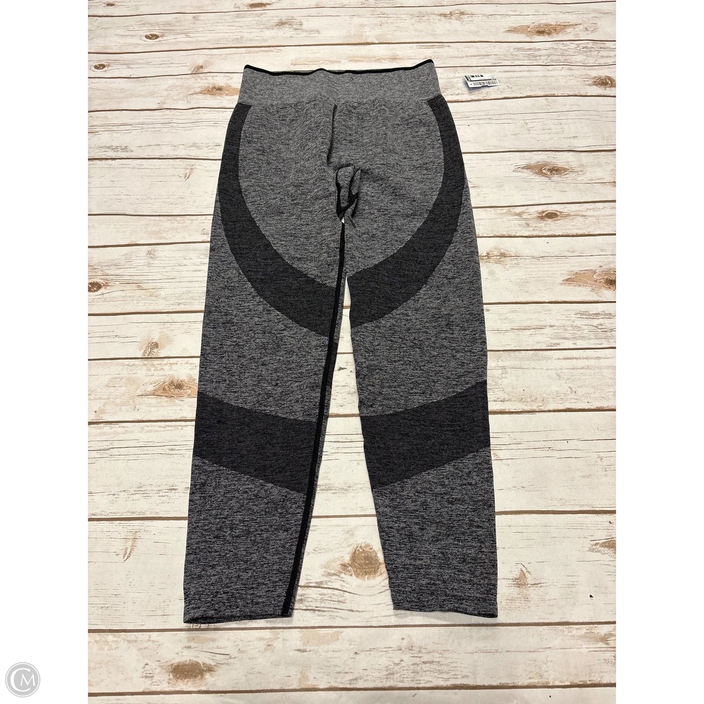 Athletic Leggings By Pink In Grey, Size: L