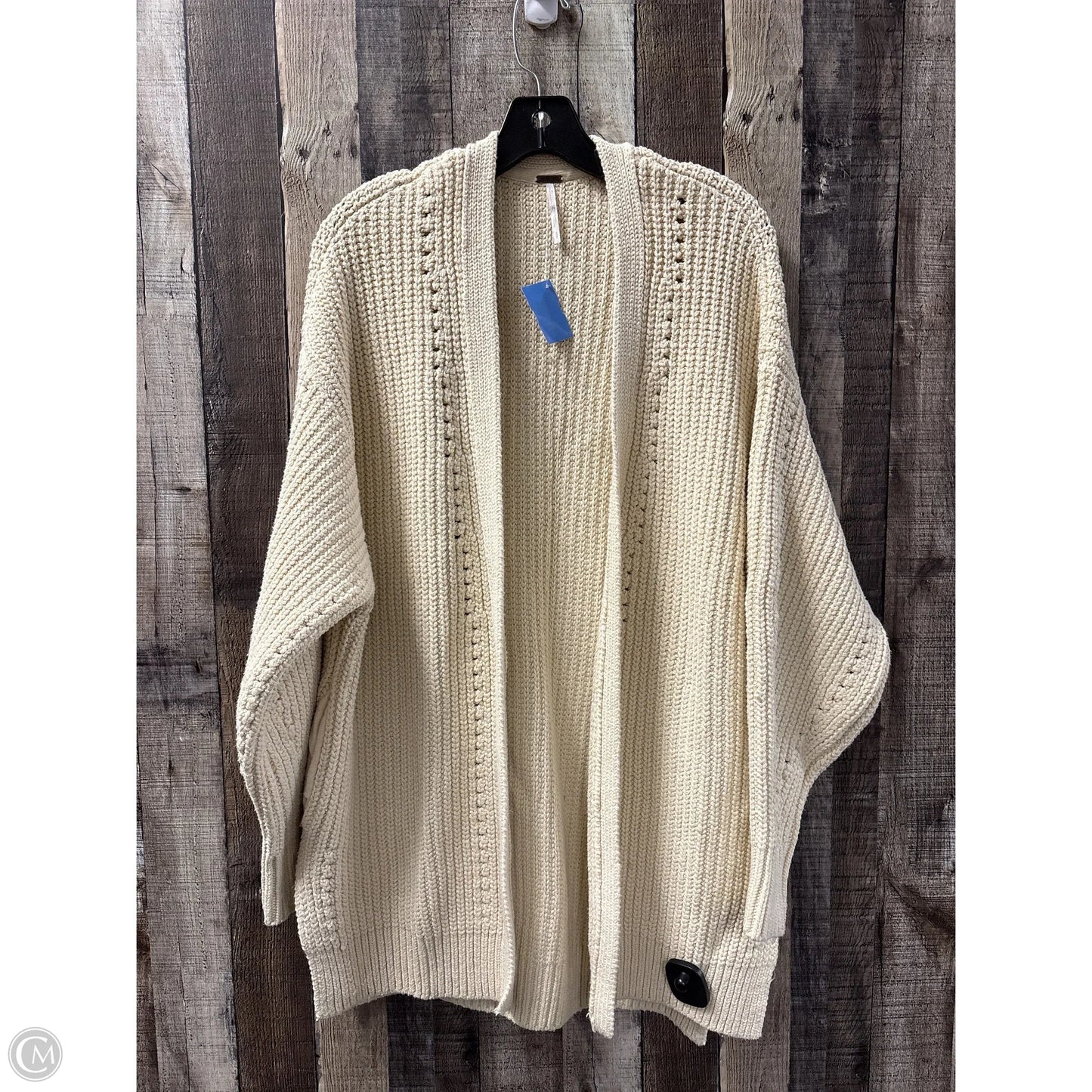 Sweater Cardigan By Free People In Beige, Size: S