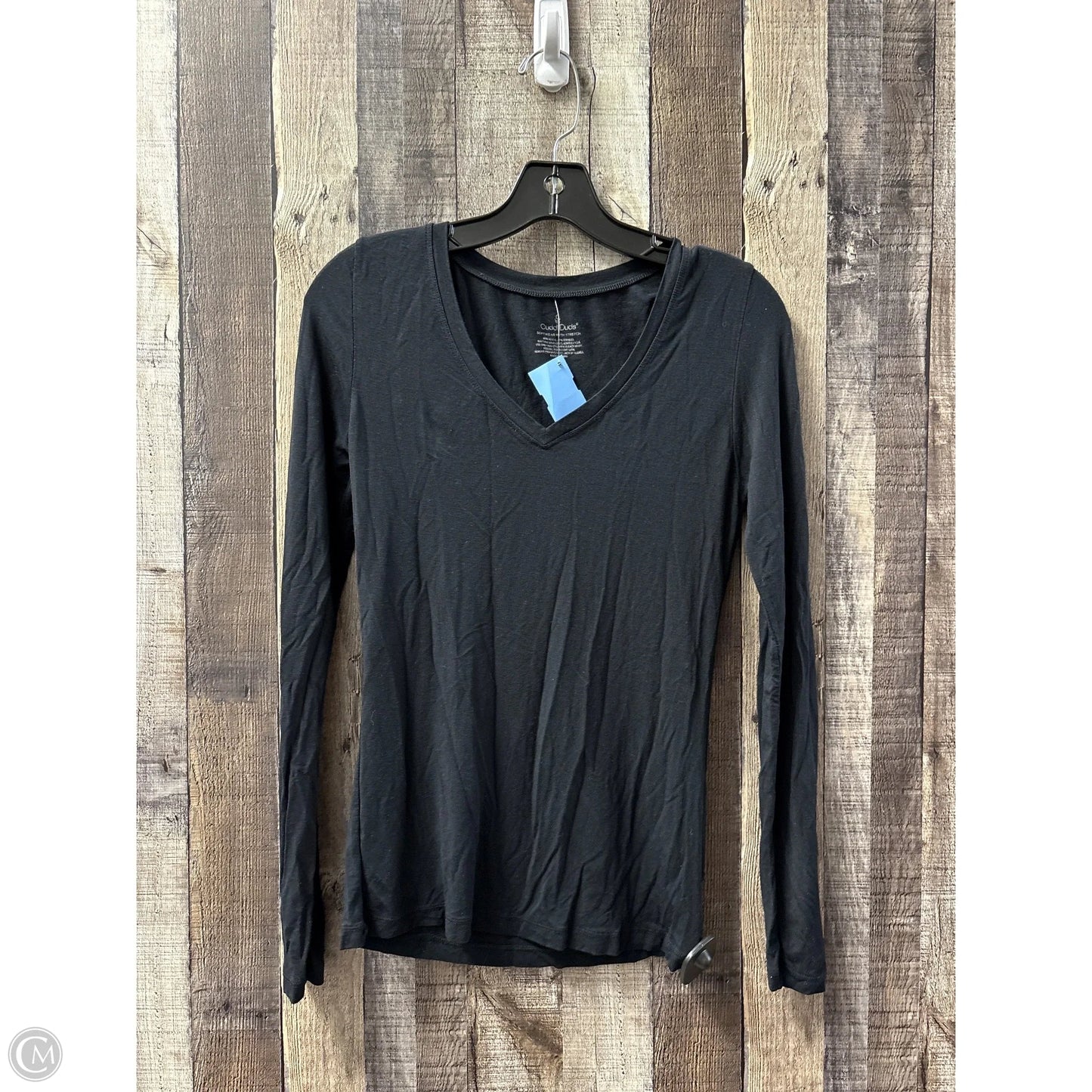 Top Long Sleeve By Cuddl Duds In Black, Size: S
