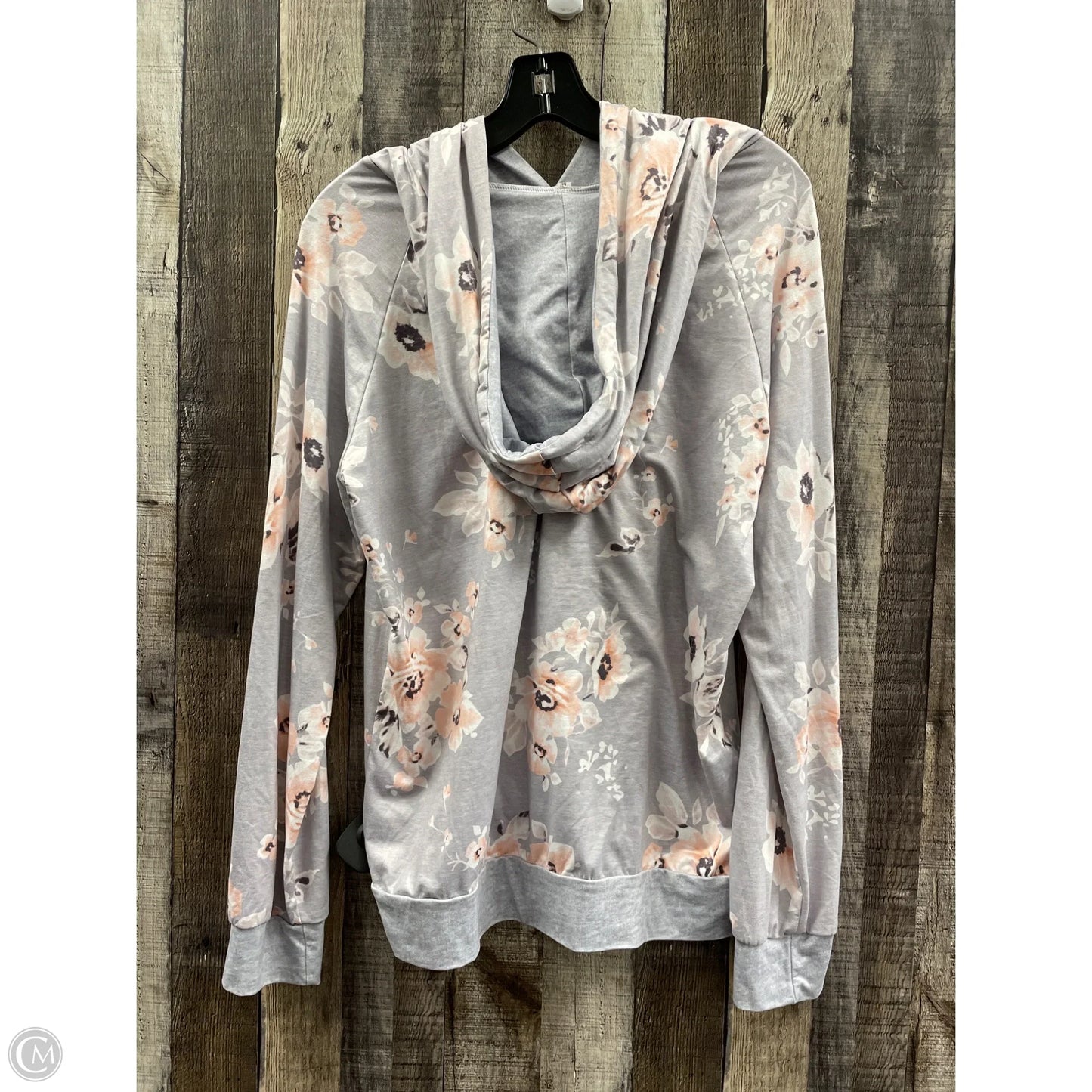 Top Long Sleeve By Cme In Floral Print, Size: M