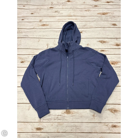 Athletic Sweatshirt Collar By Cme In Blue, Size: Xs