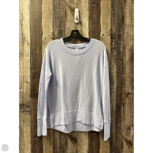Athletic Top Long Sleeve Crewneck By Athleta In Purple, Size: Xs