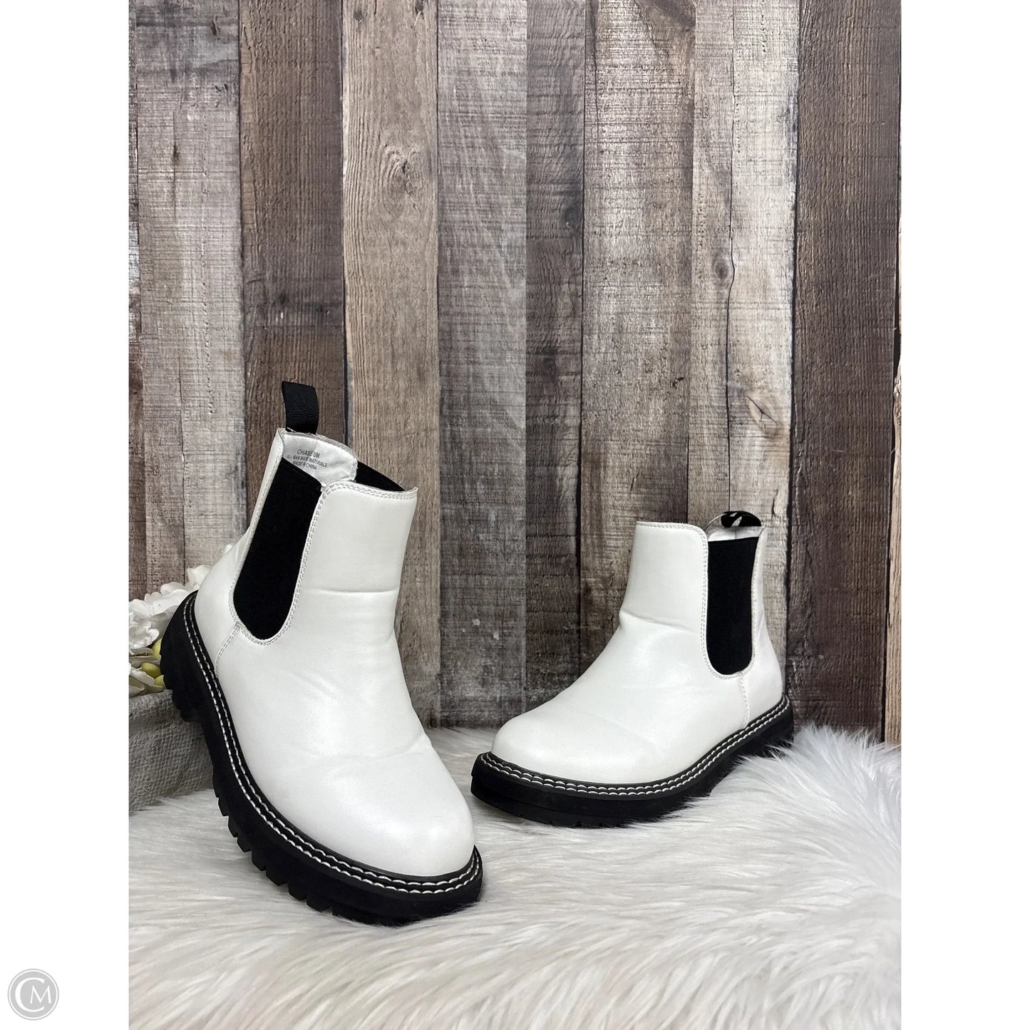 Boots Combat By Cme In White, Size: 8