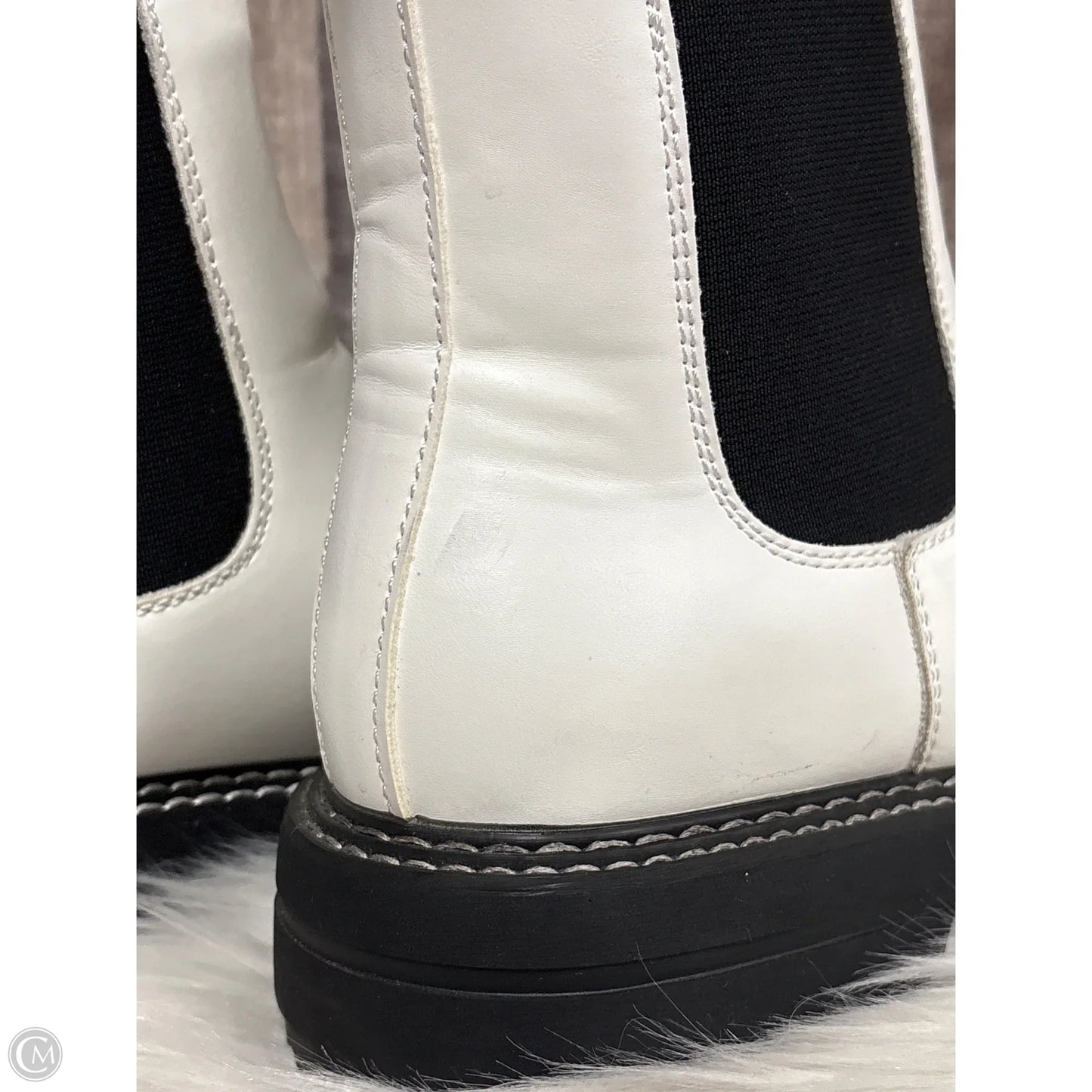 Boots Combat By Cme In White, Size: 8