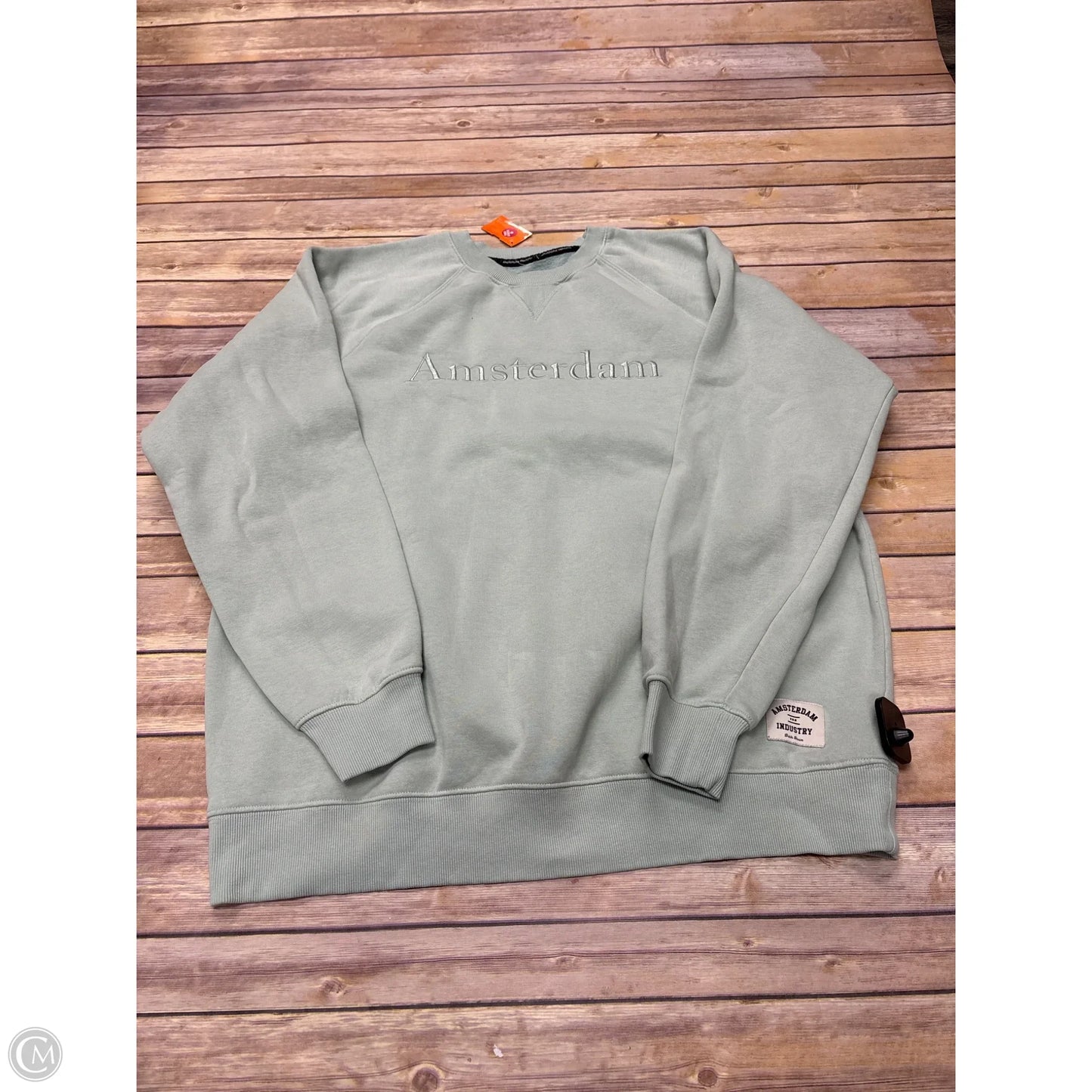 Sweatshirt Crewneck By Cme In Green, Size: Xl