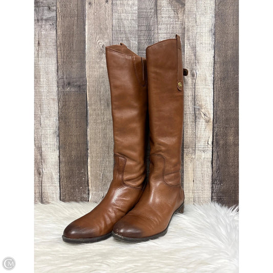 Boots Knee Flats By Sam Edelman In Brown, Size: 7