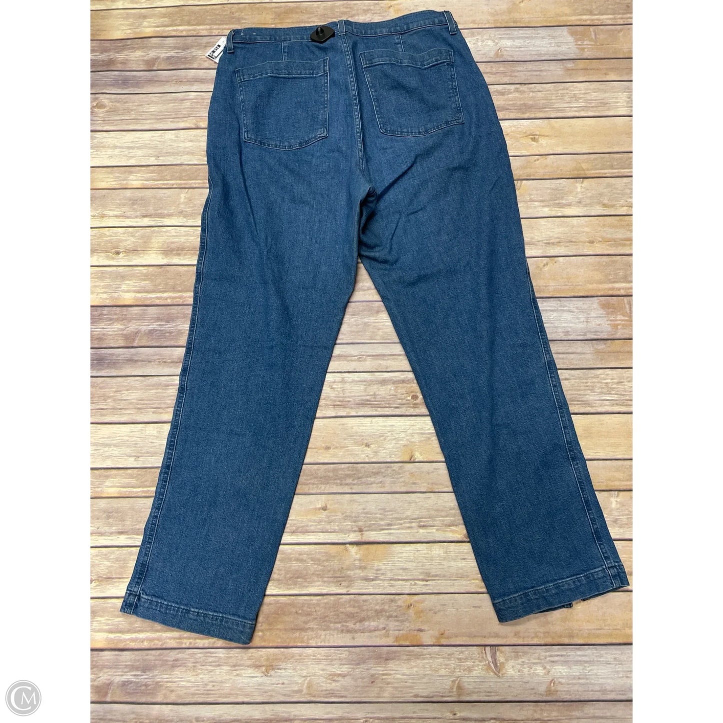 Jeans Flared By Madewell In Blue Denim, Size: 14
