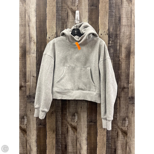 Sweatshirt Hoodie By Trendy Queen In Grey, Size: M