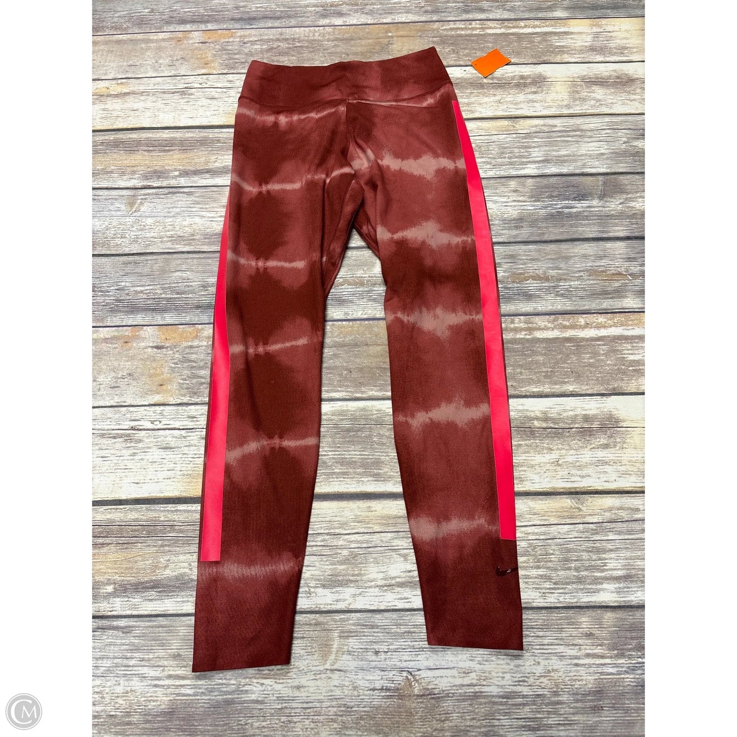 Athletic Pants 2pc By Nike In Orange, Size: S