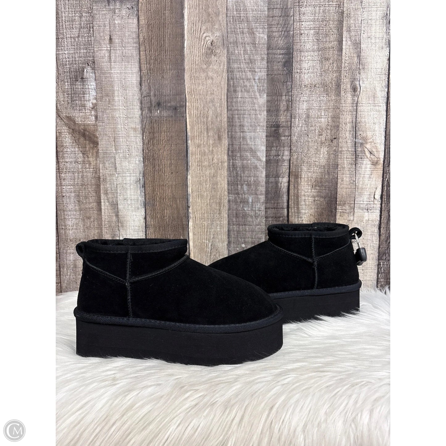 Boots Ankle Flats By Cushionaire In Black, Size: 7