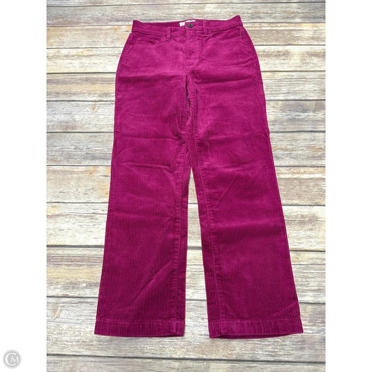 Pants Corduroy By Loft In Pink, Size: 4