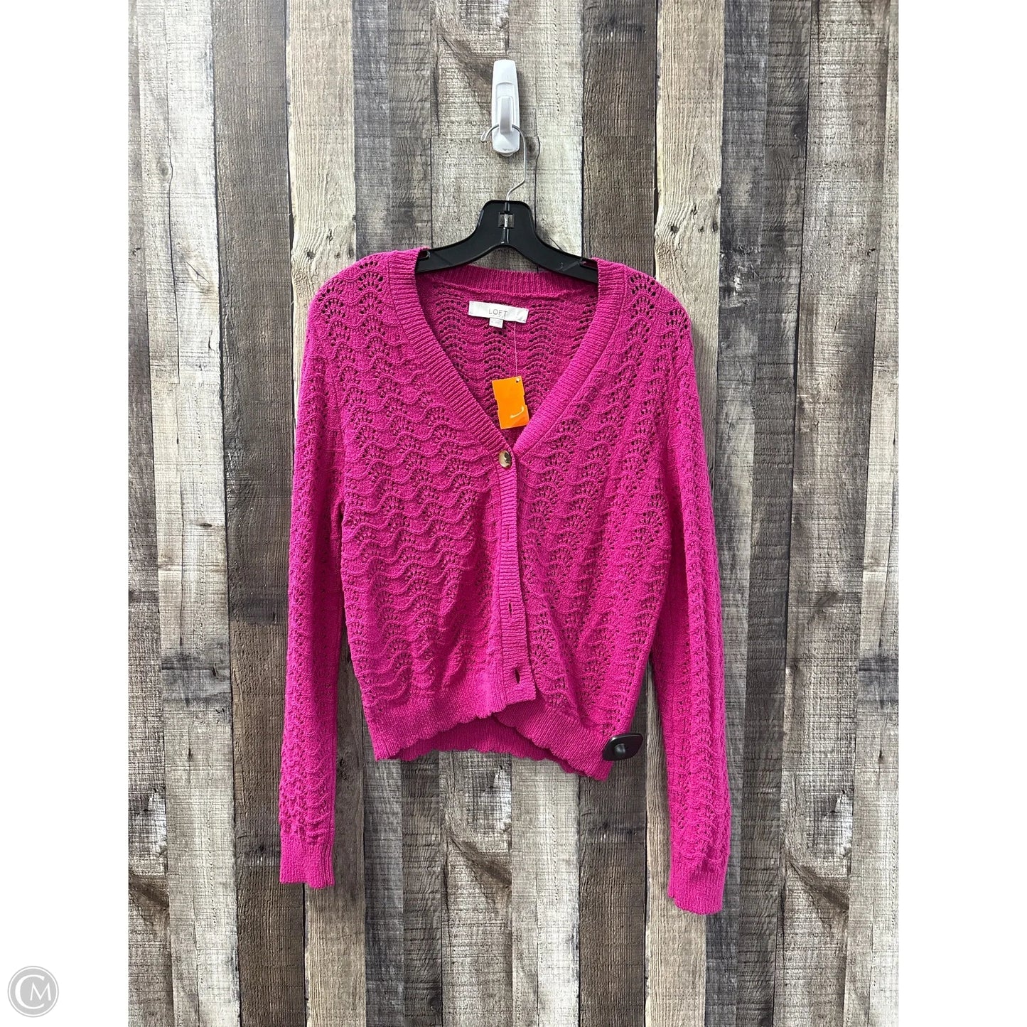 Cardigan By Loft In Pink, Size: S