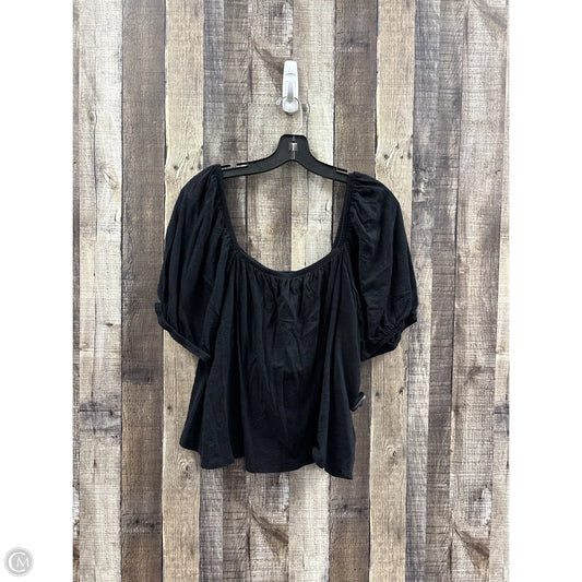 Top Short Sleeve By Old Navy In Black, Size: Xl