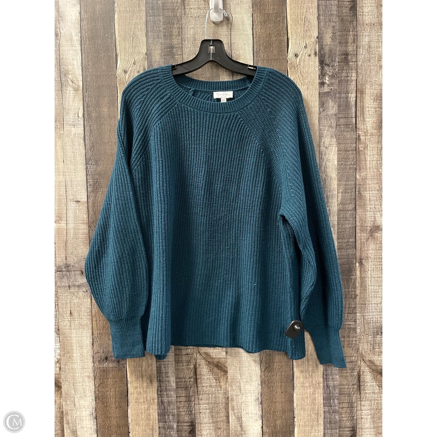 Sweater By Jessica Simpson In Blue, Size: Xxl
