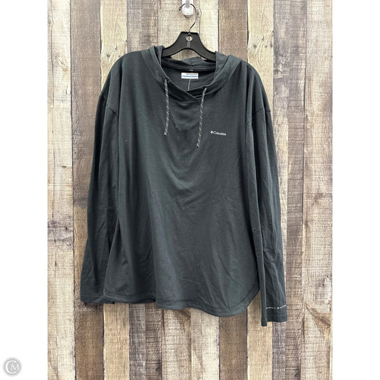 Athletic Sweatshirt Hoodie By Columbia In Black, Size: Xxl