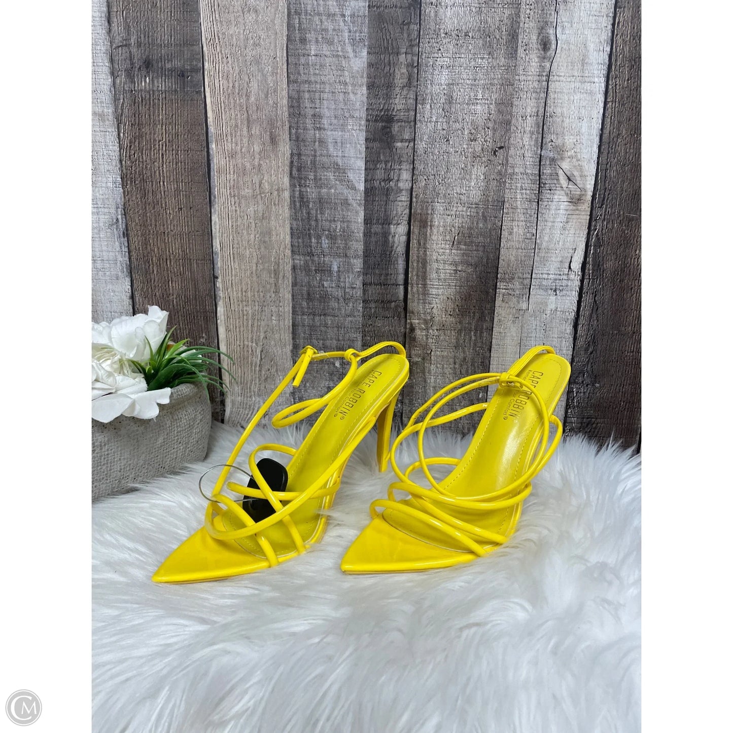 Shoes Heels Stiletto By Cape Robbin In Yellow, Size: 9