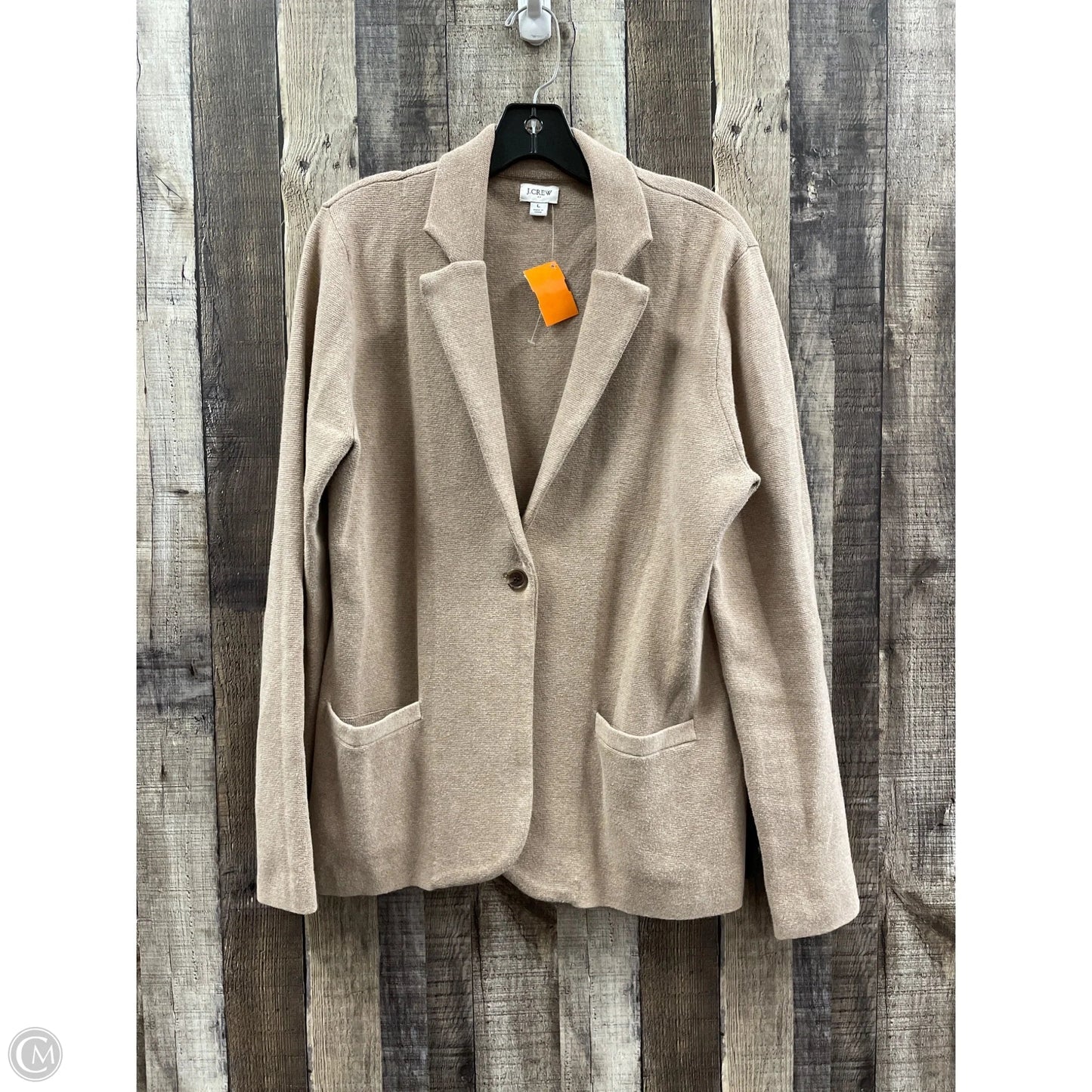 Blazer By J. Crew In Tan, Size: L