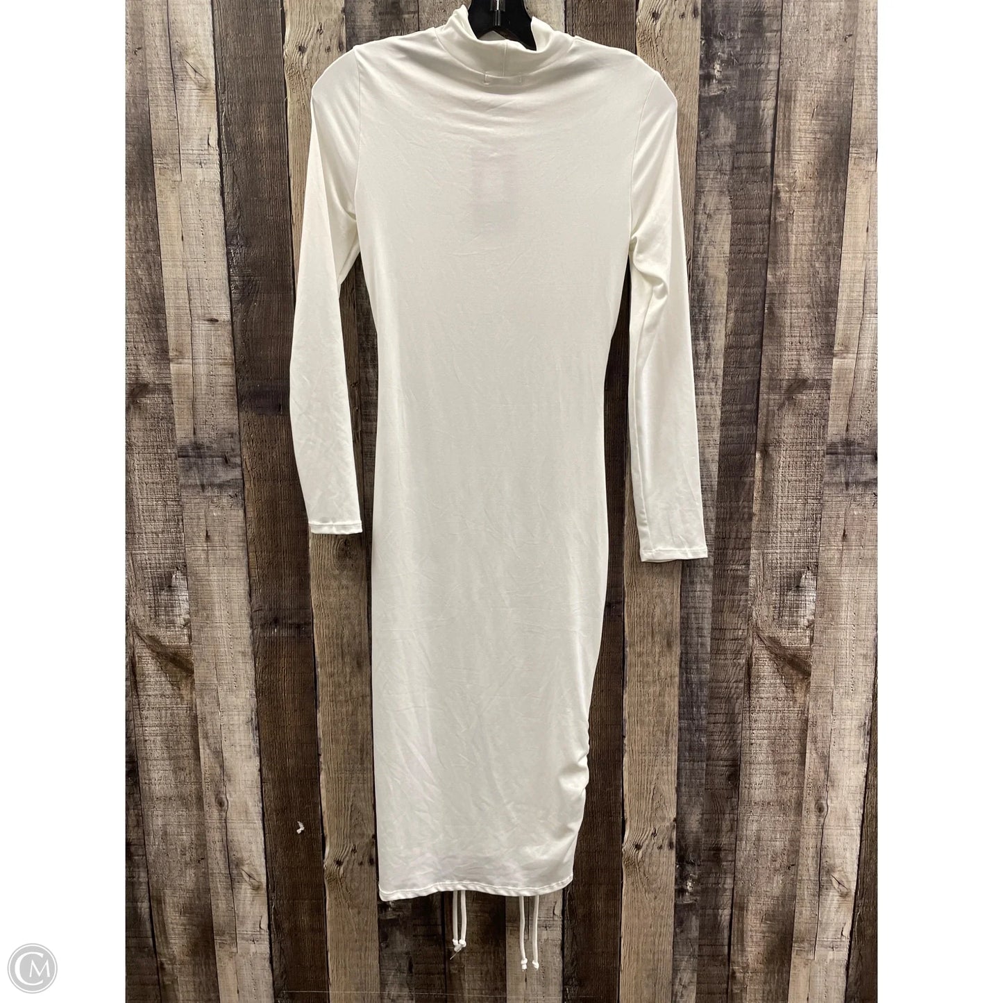 Dress Casual Maxi By Fashion Nova In White, Size: S