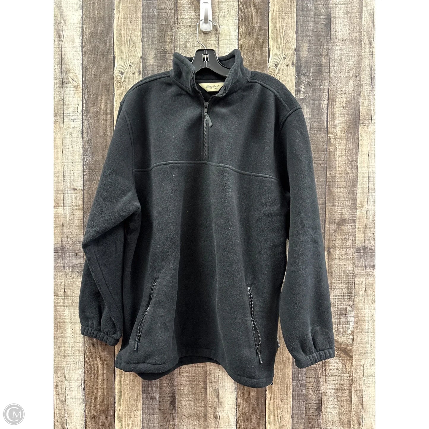 Sweatshirt Collar By Eddie Bauer In Black, Size: Xl