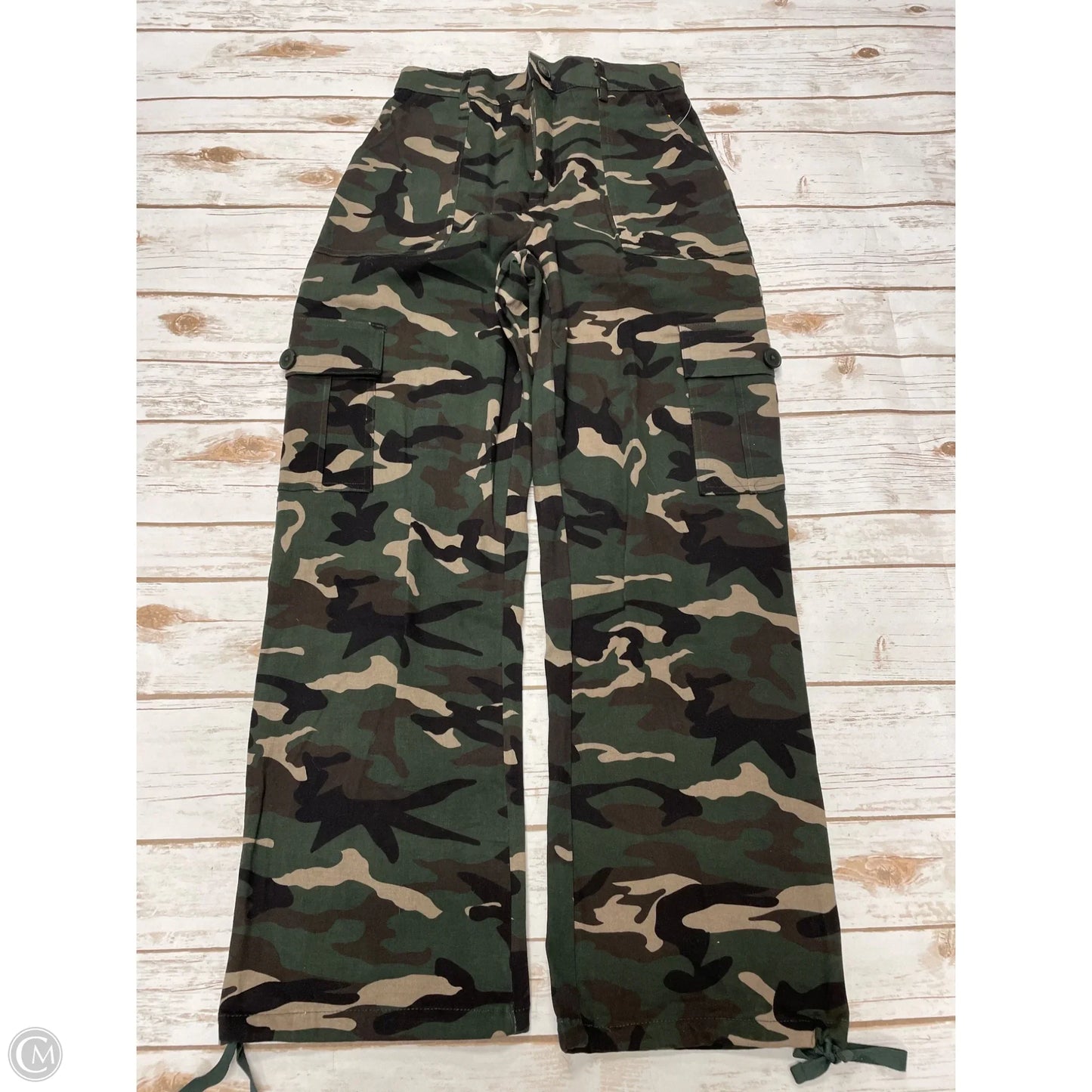 Pants Cargo & Utility By Cme In Camouflage Print, Size: M
