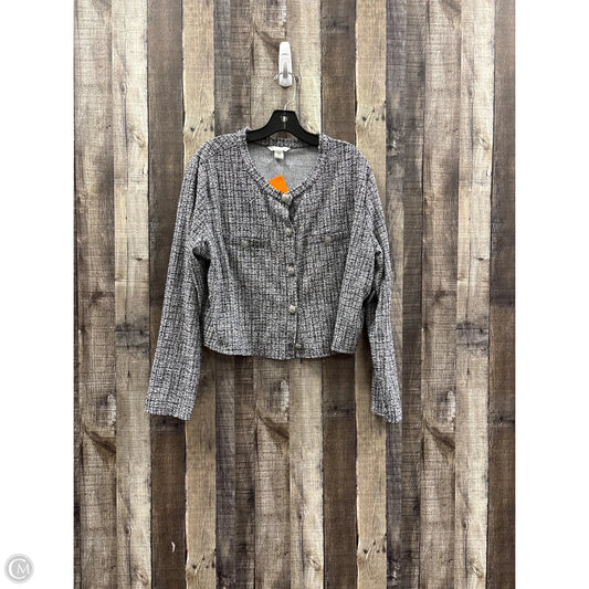 Cardigan By H&m In Black & White, Size: Xxl