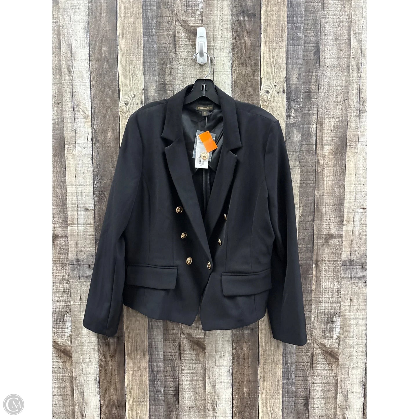 Blazer By Bold Elements In Black, Size: 16