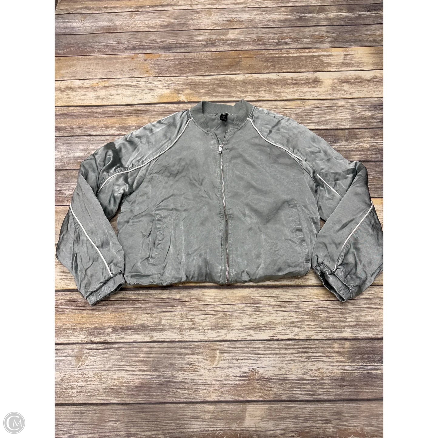 Athletic Jacket By All In Motion In Green, Size: M