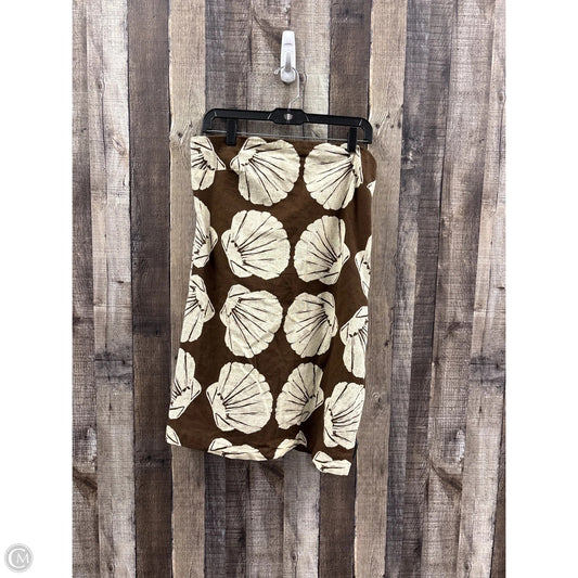 Dress Casual Midi By Abercrombie And Fitch In Brown, Size: L