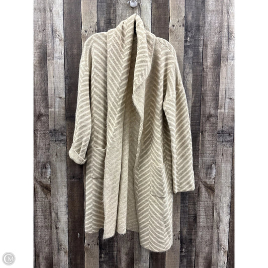 Sweater Cardigan By A New Day In Cream, Size: Xs