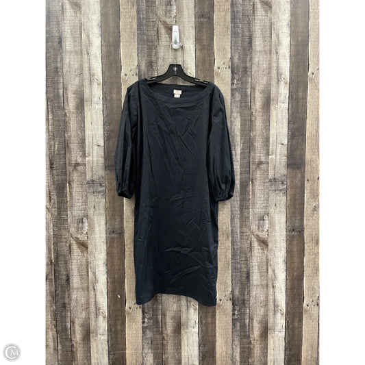 Dress Casual Midi By Chicos In Black, Size: 2