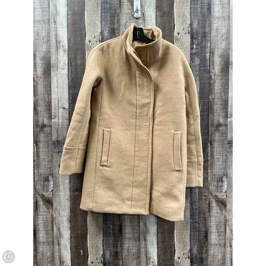 Coat Peacoat By J. Crew In Tan, Size: 2