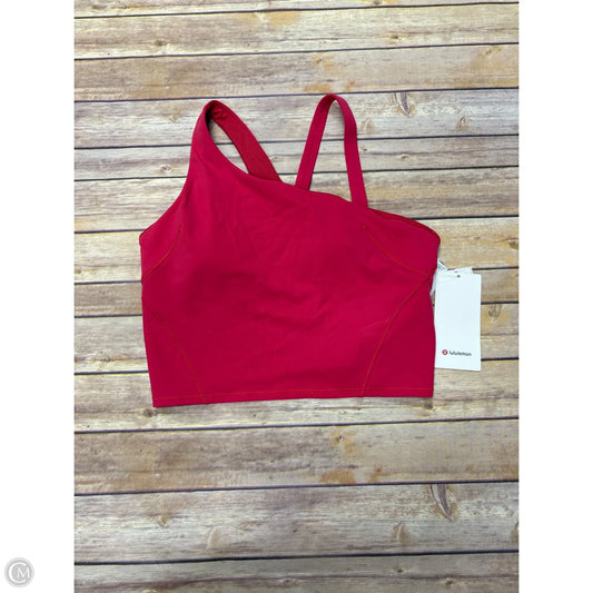 Athletic Tank Top By Lululemon In Pink, Size: 12