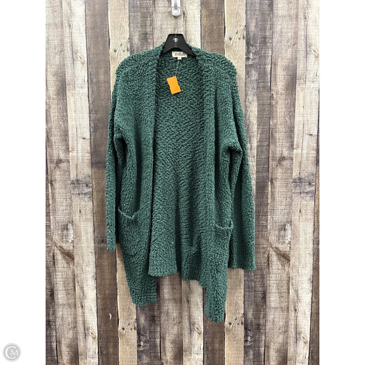 Sweater Cardigan By Listicle In Green, Size: S