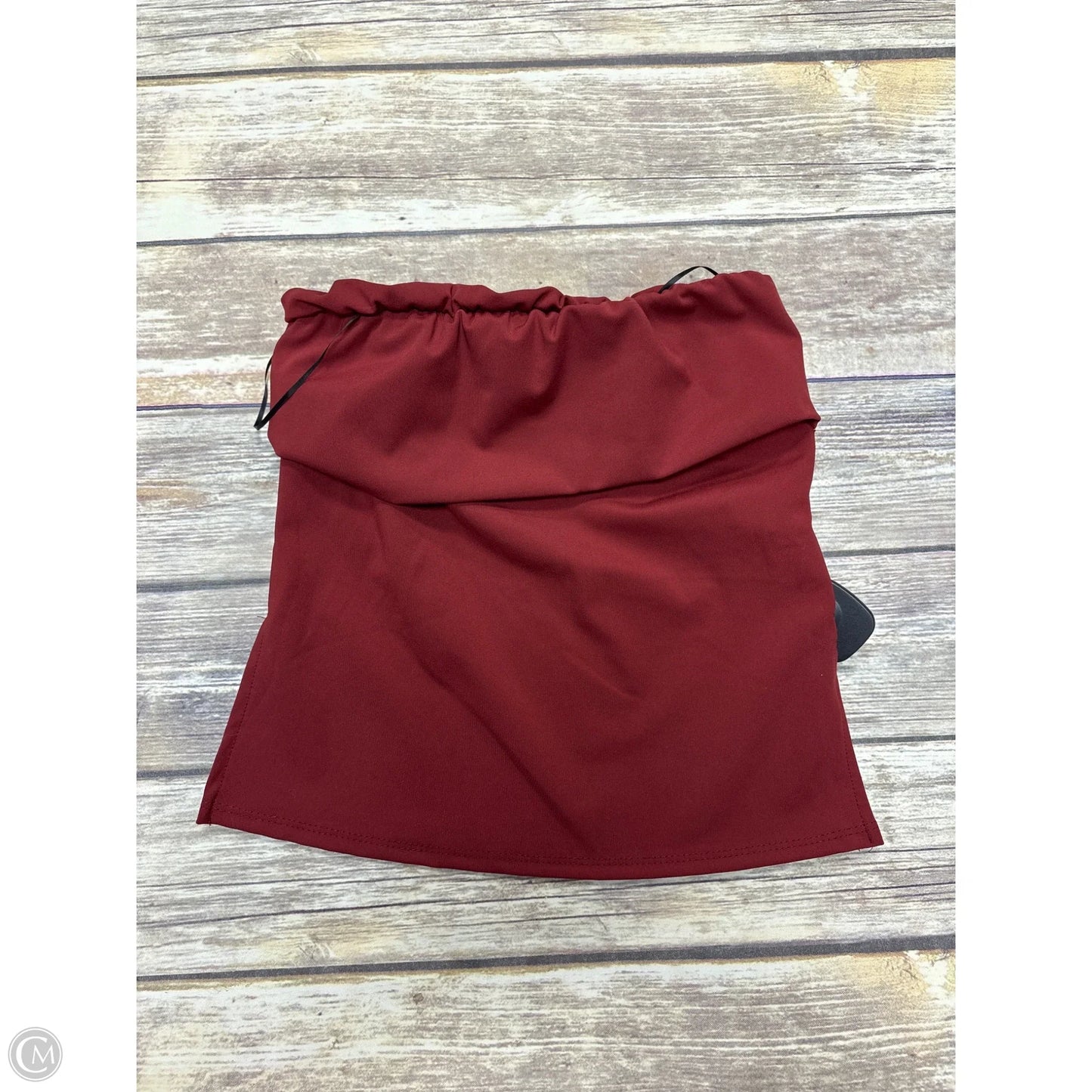 Top Sleeveless By Gaze In Maroon, Size: M