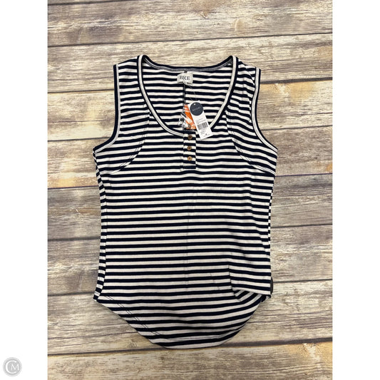 Top Sleeveless By Bke In Striped Pattern, Size: S