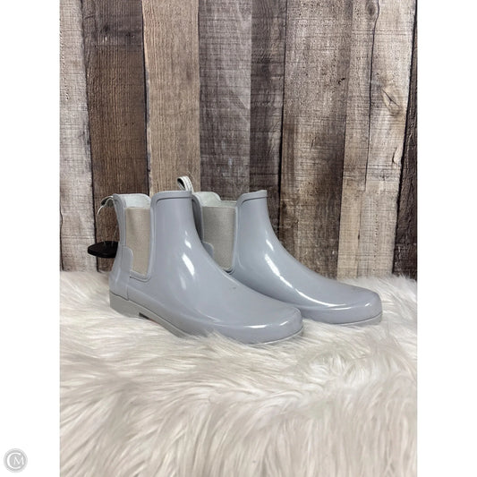 Boots Ankle Flats By Hunter In Grey, Size: 6