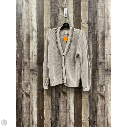 Cardigan By Chicos In Tan, Size: M