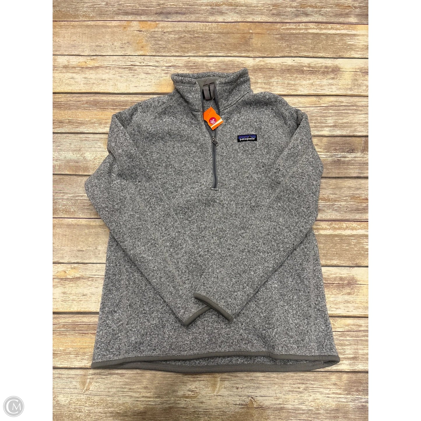 Athletic Jacket By Patagonia In Grey, Size: Xl