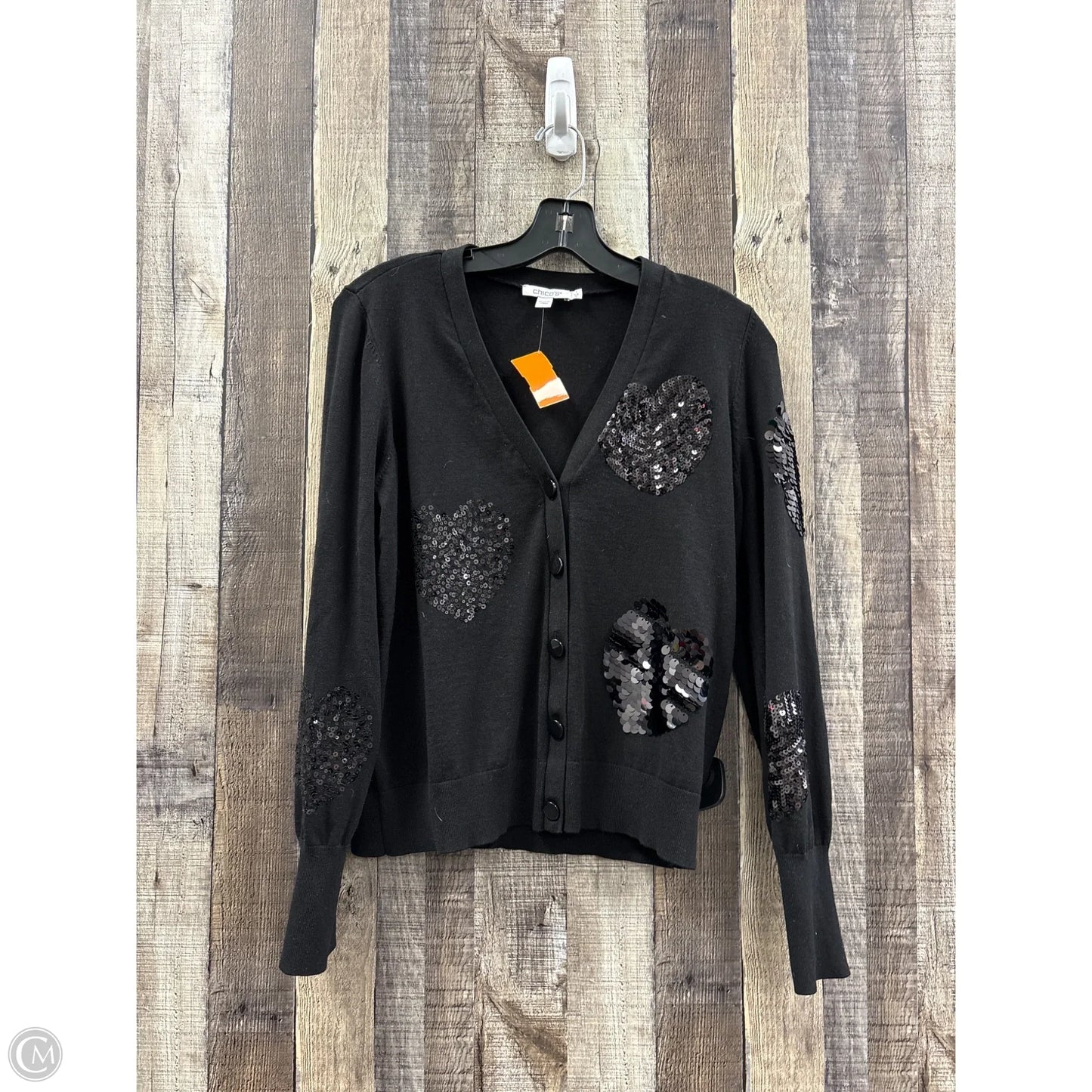 Cardigan By Chicos In Black, Size: M