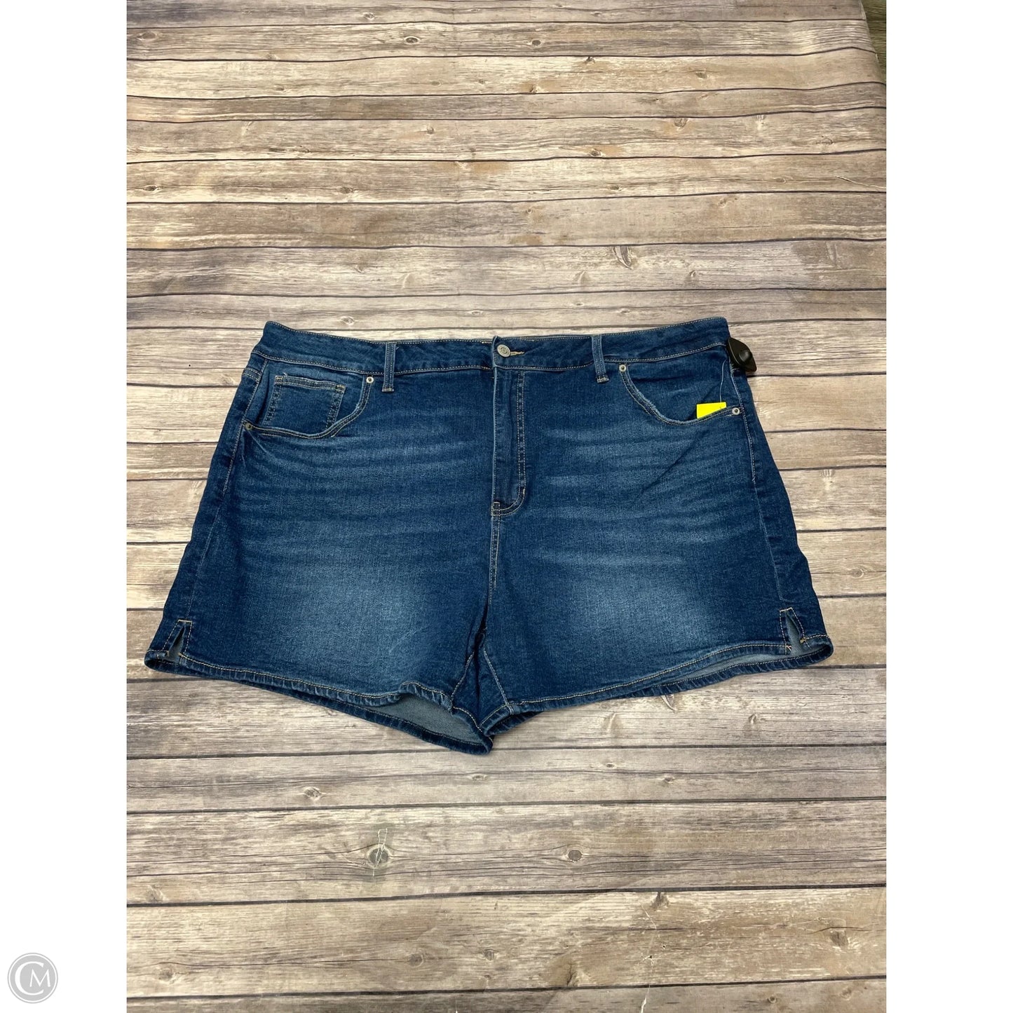 Shorts By Terra & Sky In Blue Denim, Size: 24