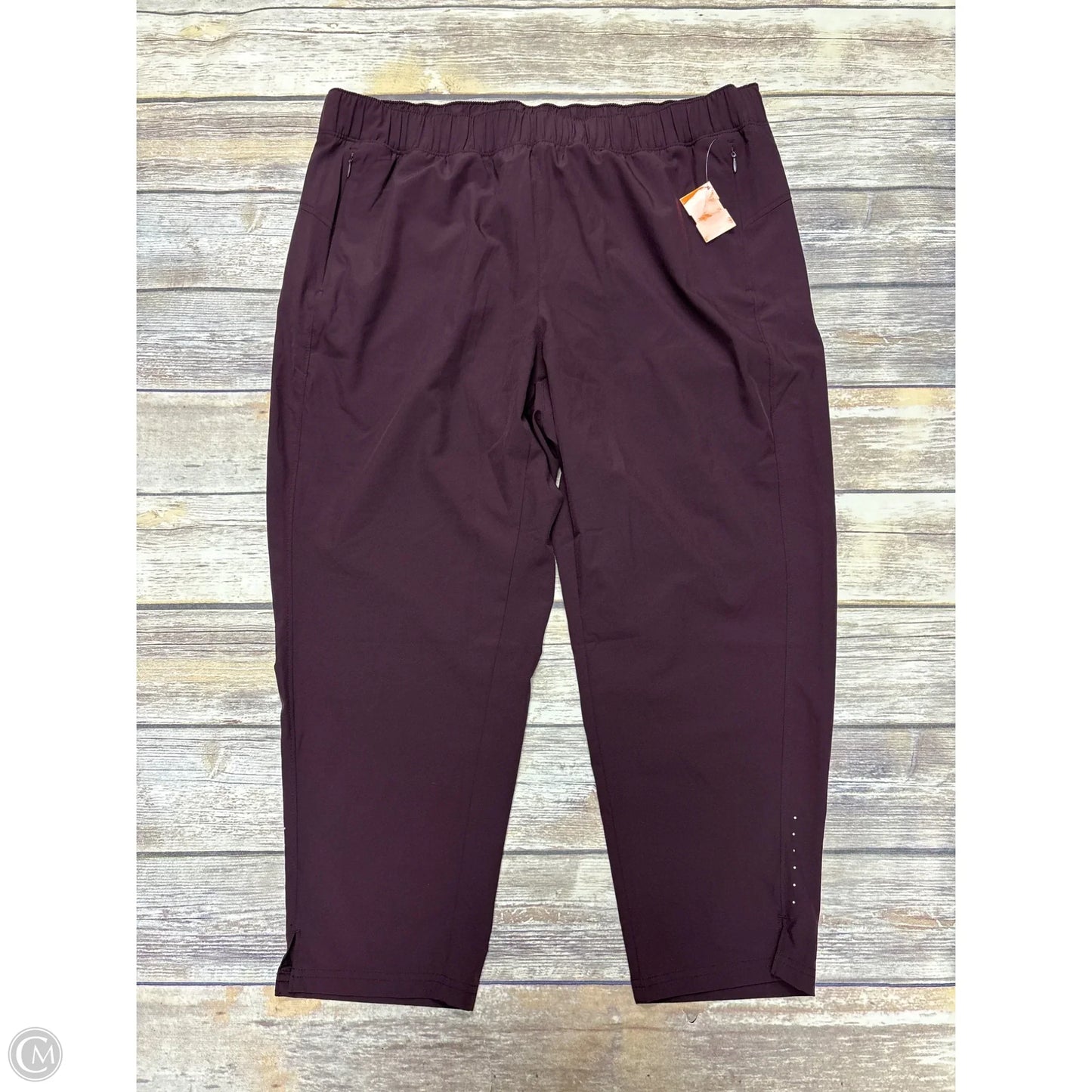 Athletic Pants By Old Navy In Maroon, Size: Xl