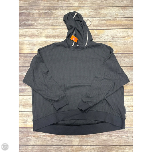 Sweatshirt Hoodie By Aerie In Grey, Size: L