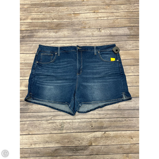 Shorts By Terra & Sky In Blue Denim, Size: 24