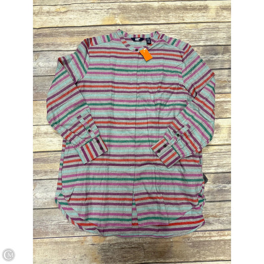 Top Long Sleeve By Lands End In Multi-colored, Size: Xl
