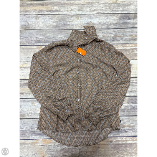Top Long Sleeve By Max Studio In Multi-colored, Size: S