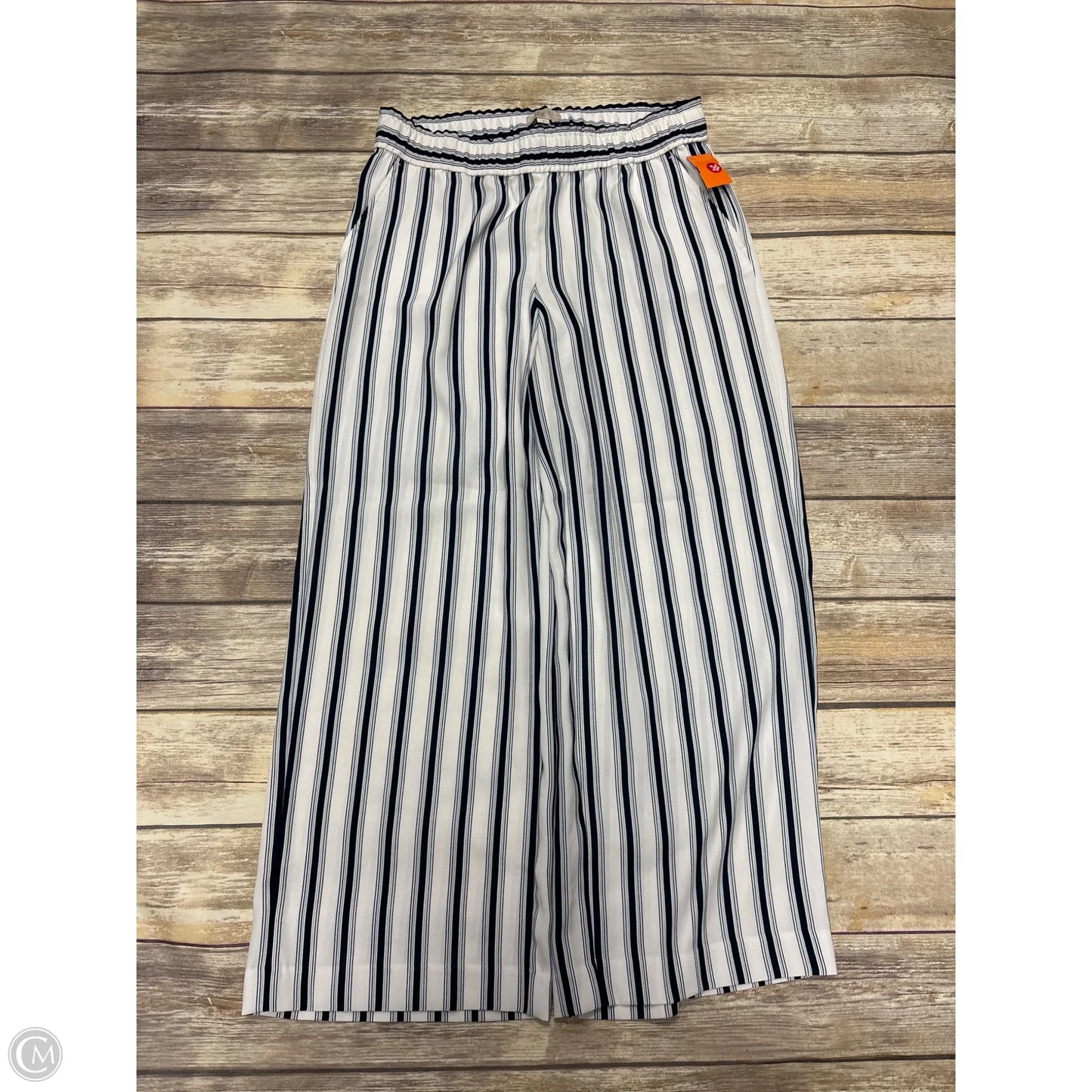 Pants Lounge By Loft In Striped Pattern, Size: S