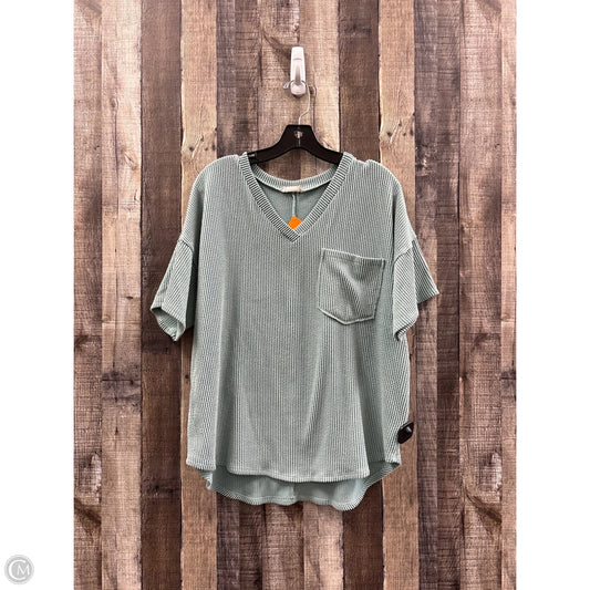 Top Short Sleeve By Altard State In Green, Size: M
