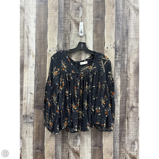 Top Long Sleeve By Altard State In Black, Size: S