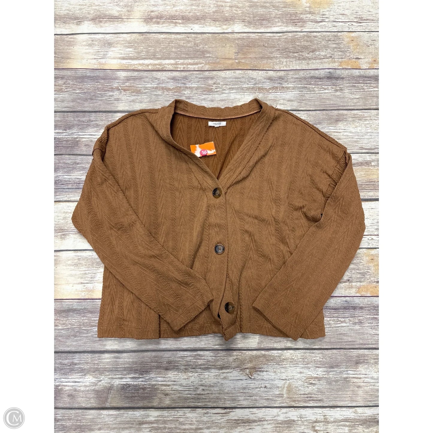Sweater By Maurices In Brown, Size: L